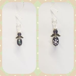 Handmade Holiday Guardian Angel Ornament